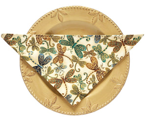 Small Cloth Napkins | Butterflies - The Crafty Artisans