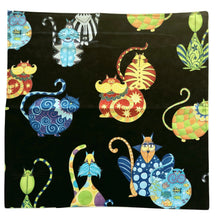 Load image into Gallery viewer, Large Cloth Napkins | Colourful Cat - The Crafty Artisans