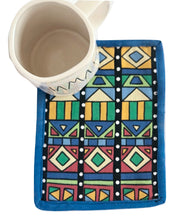 Load image into Gallery viewer, Mug Rug Coaster | African Print - The Crafty Artisans