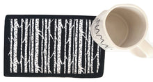 Load image into Gallery viewer, Mug Rug Coaster | Black &amp; White - The Crafty Artisans
