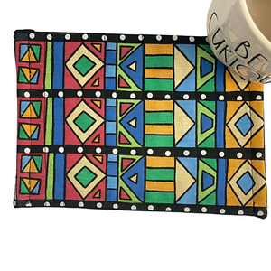 Mug Rug Coaster | African Print - The Crafty Artisans